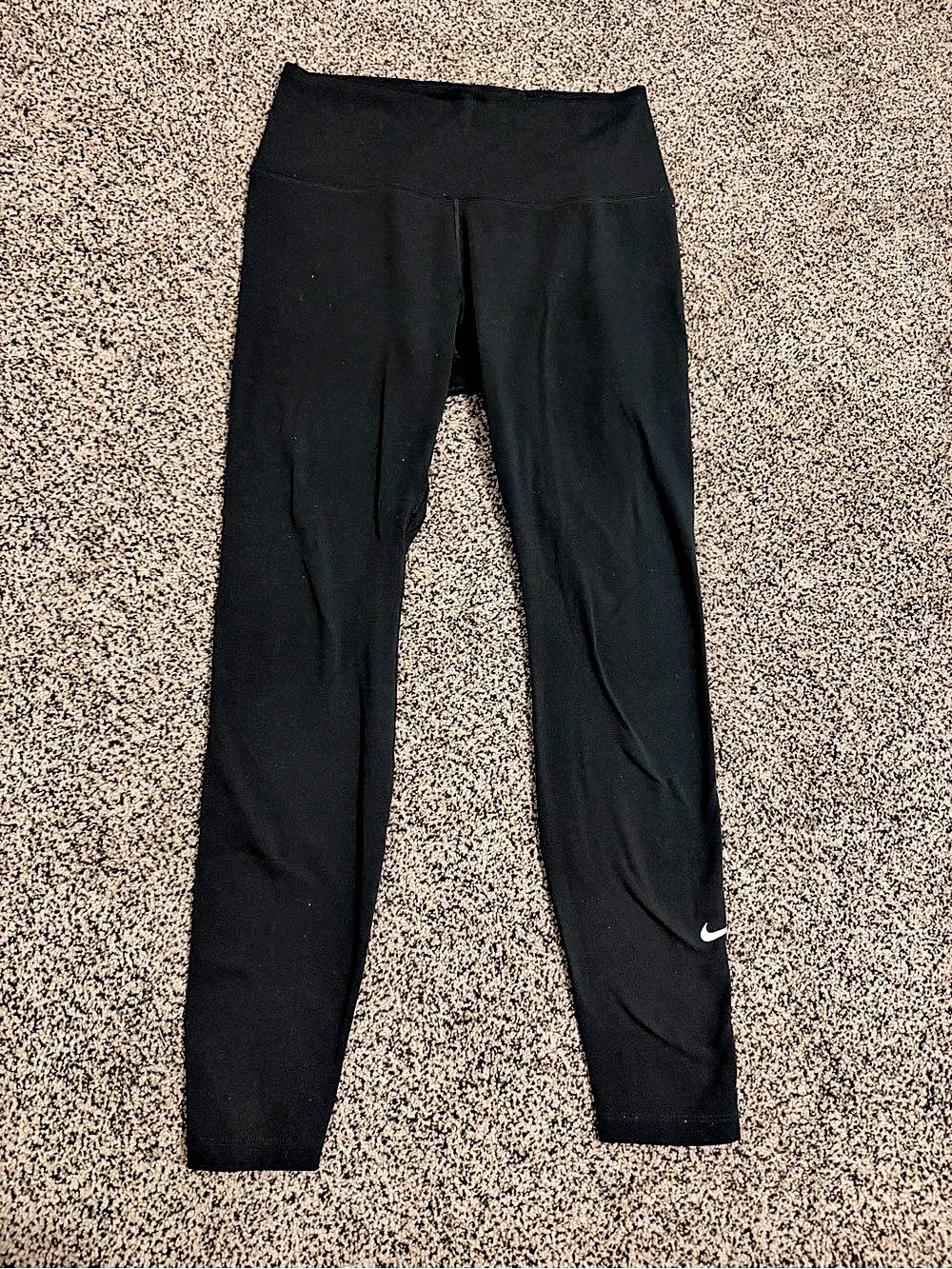 Nike Black Athletic Leggings Size Medium